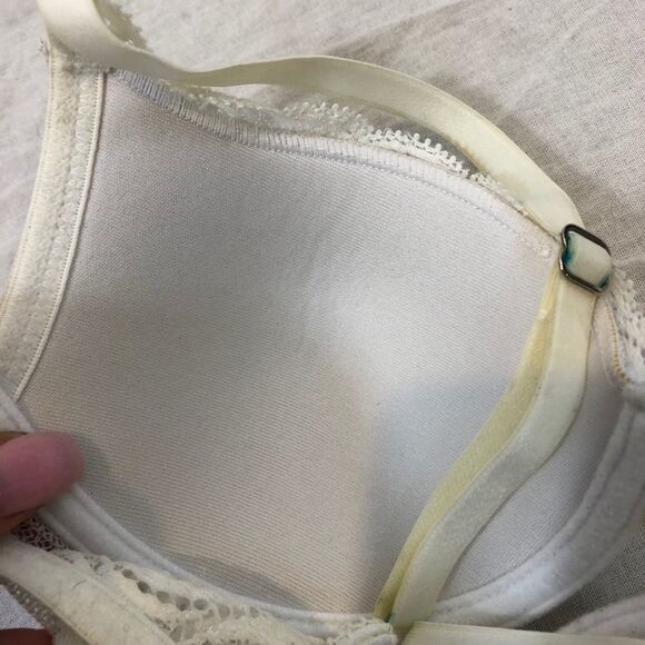 White Natori Padded Bra Size 32 B - Picture 10 of 12